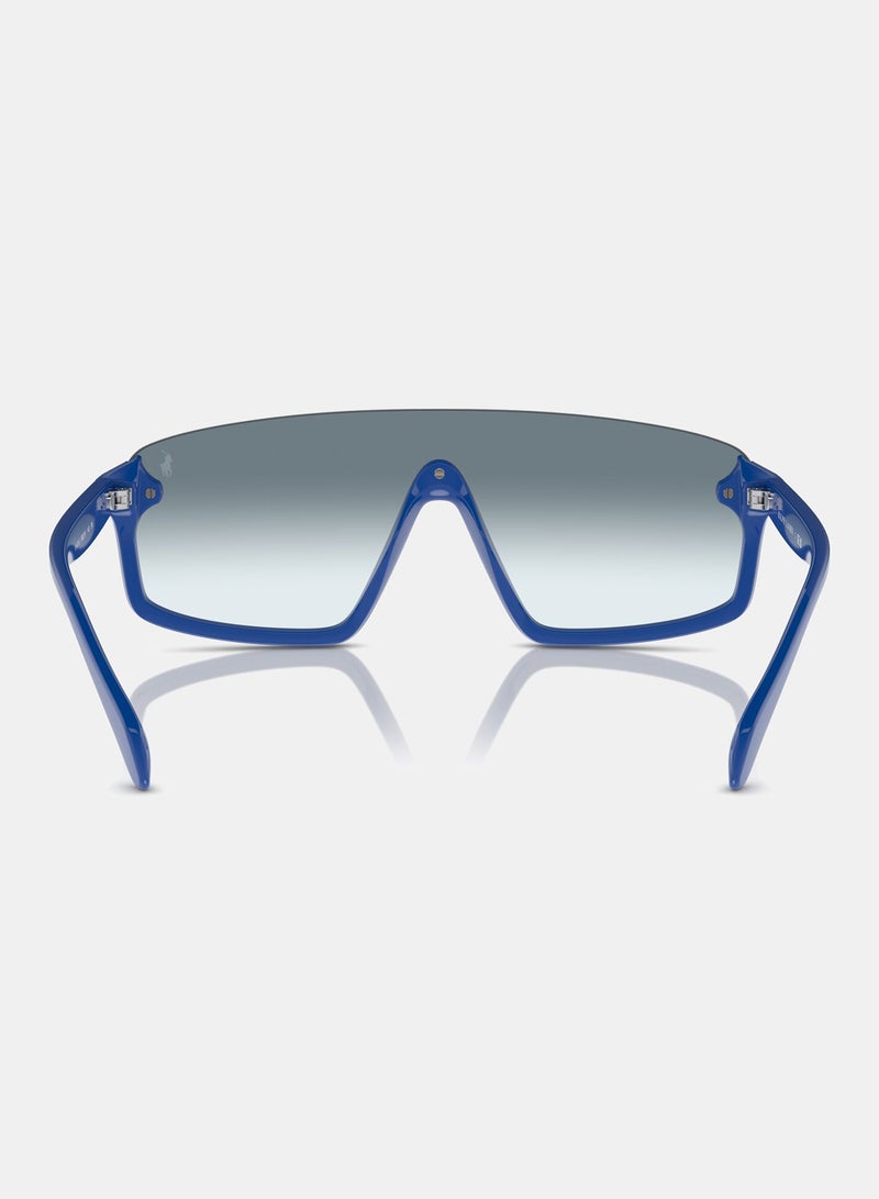 POLO RALPH LAUREN Semi-Rimless Shield Sunglasses 4211U 596219 - Image 3